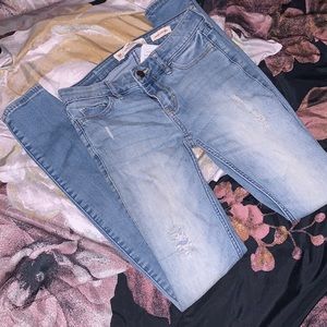 Hollister low rise skinny jeans